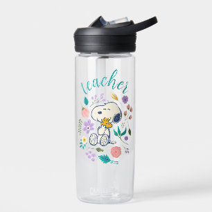 Bouteille D'eau Snoopy & Woodstock Flower Hug Teacher