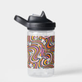 Bouteille D'eau Snoopy & Woodstock Vibes Super Motif violet (Arrière Complet)