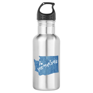 Bouteille D'eau Snoqualmie Washington Grain de Bois