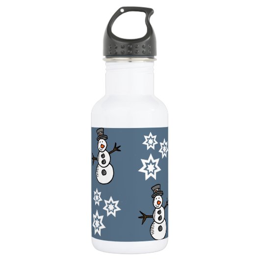 Bouteille D'eau Snowman (Devant)