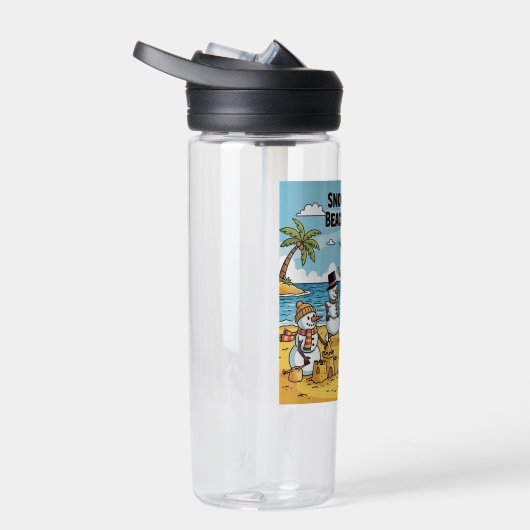 Bouteille D'eau Snowmen Beach Bash (Droite)