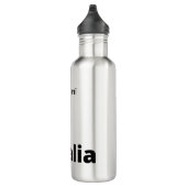 Bouteille D'eau Soccer Italie, personnalisable (Droite)