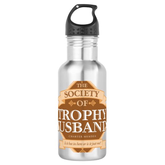 Bouteille D'eau Société des maris de trophée (Devant)