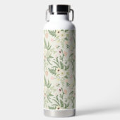 Bouteille D'eau Soft Mint Green Garden Motif (Avant)
