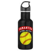 Bouteille D'eau Softball All-Star (Devant)