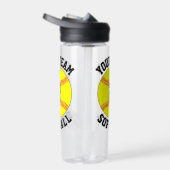 Bouteille D'eau Softball Player Custom Team Name et Jersey Number (Droite)