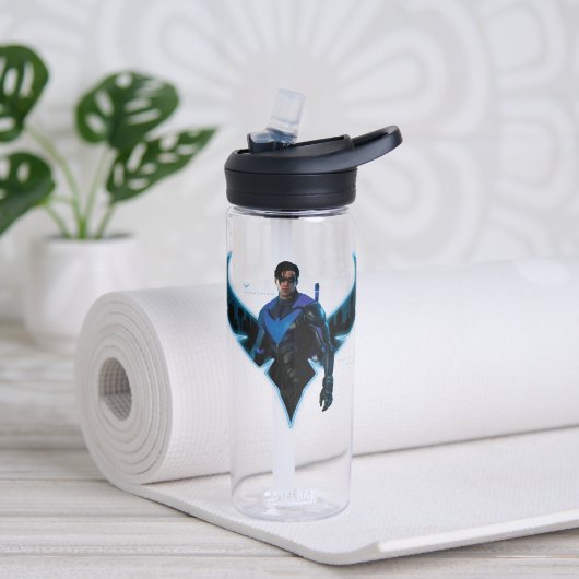 Bouteille D'eau Soirée Gotham Knights dans le logo (Yoga)