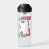 Bouteille D'eau Solar Bear Funny Polar Beach Art Toon Caractère (Arrière)