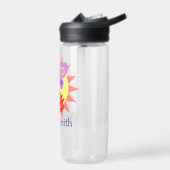 Bouteille D'eau Soleil, Papillon et Fleur (Gauche)