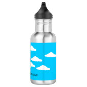 Bouteille D'eau Soleil souriant avec nuages : (Droite)