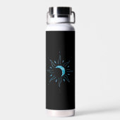 Bouteille D'eau Soleil Turquoise (Arrière)