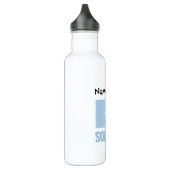 Bouteille D'eau Somalie Drapeau noir Personnalisation (Gauche)