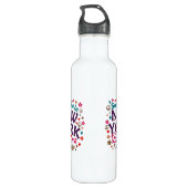 Bouteille D'eau Someone in New York Loves Me Retro Funny Design (Dos)