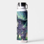 Bouteille D'eau Sorcière Céleste Mystique (Arrière)