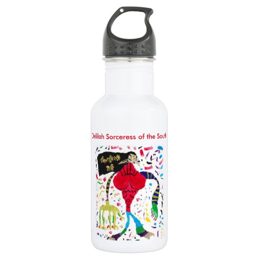 Bouteille D'eau Sorcière de Delilah des sud (Devant)
