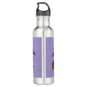 Bouteille D'eau Sorcière de l'Halloween mignonne (Dos)
