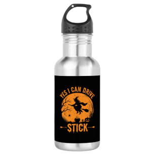 Bouteille D'eau Sorcière d'Halloween Drive Stick Graphique_1