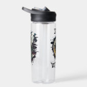 Bouteille D'eau Sorcière d'Halloween et Pleine lune (Droite)