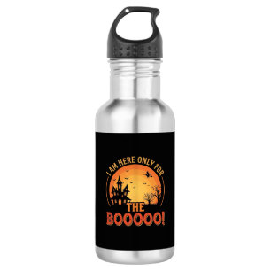 Bouteille D'eau Sorcière d'Halloween Maison Hantée Boo Design_1