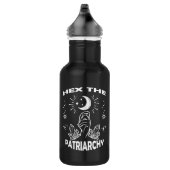 Bouteille D'eau Sorcière féministe, Hex Le Patriarcat (Droite)
