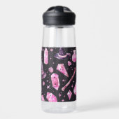 Bouteille D'eau Sorcière rose (Avant)