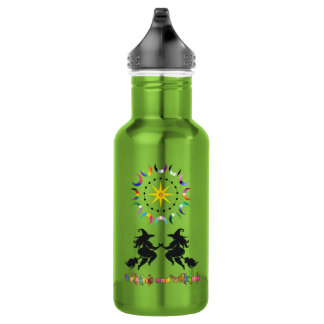 Bouteille D'eau Sorcières grasses et lunes étranges