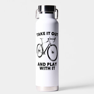 Bouteille D'eau Sortez Et Jouez Avec Le Vélo