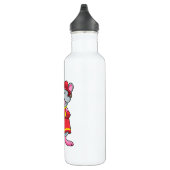 Bouteille D'eau Souris comme pompier avec casque (Droite)