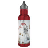 Bouteille D'eau Souris mignonne et art rouge de faune de scène de (Droite)