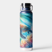 Bouteille D'eau Sous la tortue de mer (Arrière)