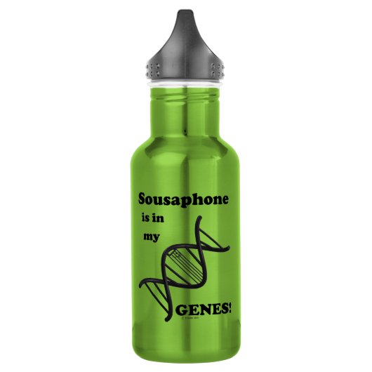 Bouteille D'eau Sousaphone dans mes gènes (Gauche)
