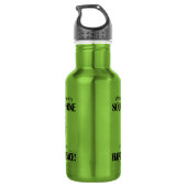 Bouteille D'eau Sousaphone Happy Place (Dos)