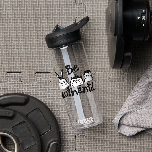 Bouteille D'eau Soyez Authentique (Salle de sport (pivotée))