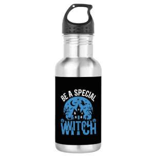 Bouteille D'eau Soyez un design de Halloween de sorcière spéciale_