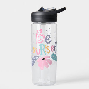 Bouteille D'eau Soyez vous-même Fleurs Pastel