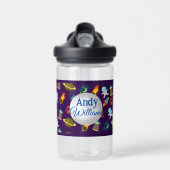 Bouteille D'eau Space Planet Rockship Cartoon Motif (Avant)