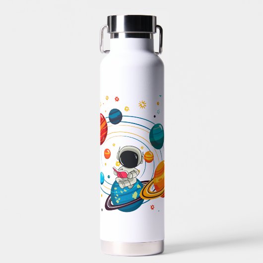 Bouteille d'eau spatiale mignonne pour enfants (Avant)