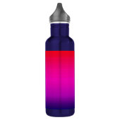 Bouteille D'eau Spectre Blé Horizontal Bleu Violet Rose Rouge (Gauche)