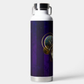 Bouteille D'eau Spider Steampunk sur Arrière - plan pourpre (Avant)
