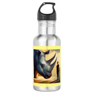 Bouteille D'eau Spirit Animal Rhinoceros 2