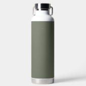 Bouteille d'eau Split Green Moss personnalisable (Avant)