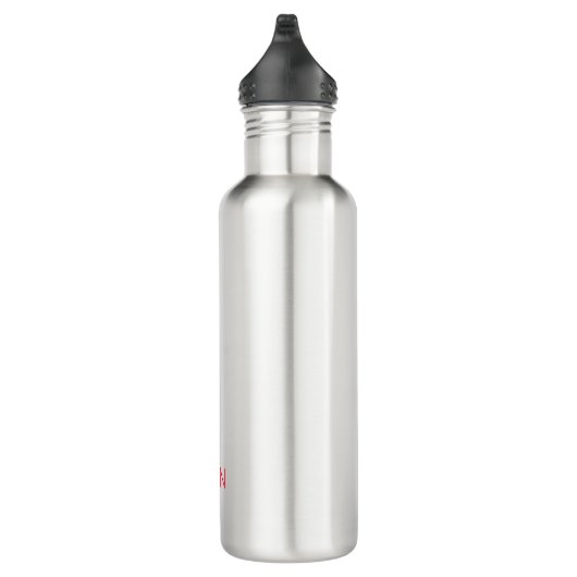 Bouteille D'eau Sports Custom RUN Red Team Spirit (Droite)