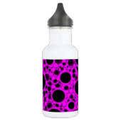 Bouteille D'eau Spots de bulles spatiales - rose (Gauche)