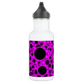 Bouteille D'eau Spots de bulles spatiales - rose (Droite)