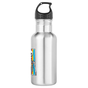 Bouteille D'eau Squelette Bière Arc-en-ciel Vintage Gravure T-Shir