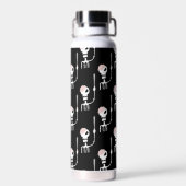 Bouteille D'eau squelette d'Halloween avec une épée  (Arrière)