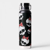 Bouteille D'eau Squelettes avec des arcs (Arrière)