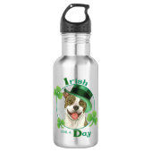 Bouteille D'eau St. Patrick's Day Pit Bull (Devant)
