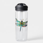 Bouteille D'eau Stained Glass Colorful Dragonfly (Extérieur)