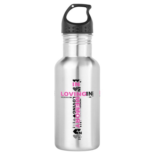 Bouteille D'eau Stainless Steel Water Bottle – In Loving Memory (Devant)